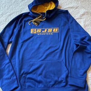 SJSU‎ Spartans Blue and Yellow Pullover Hoodie colosseum size XXL